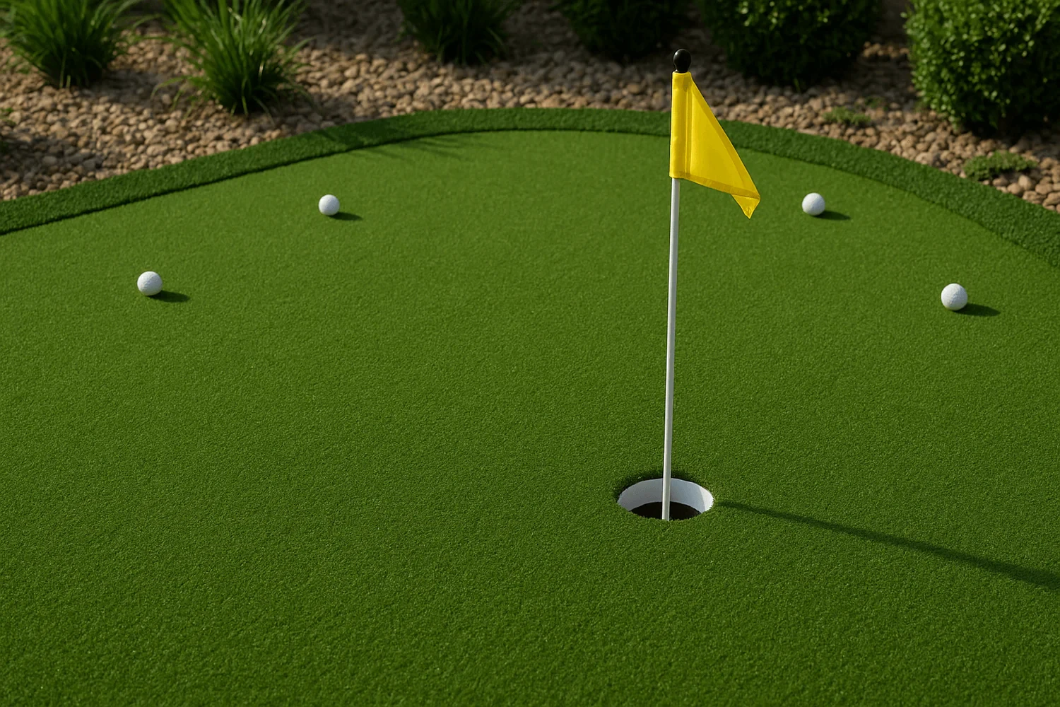 Synthetic Putting Green Design and Install in Pearland, TX