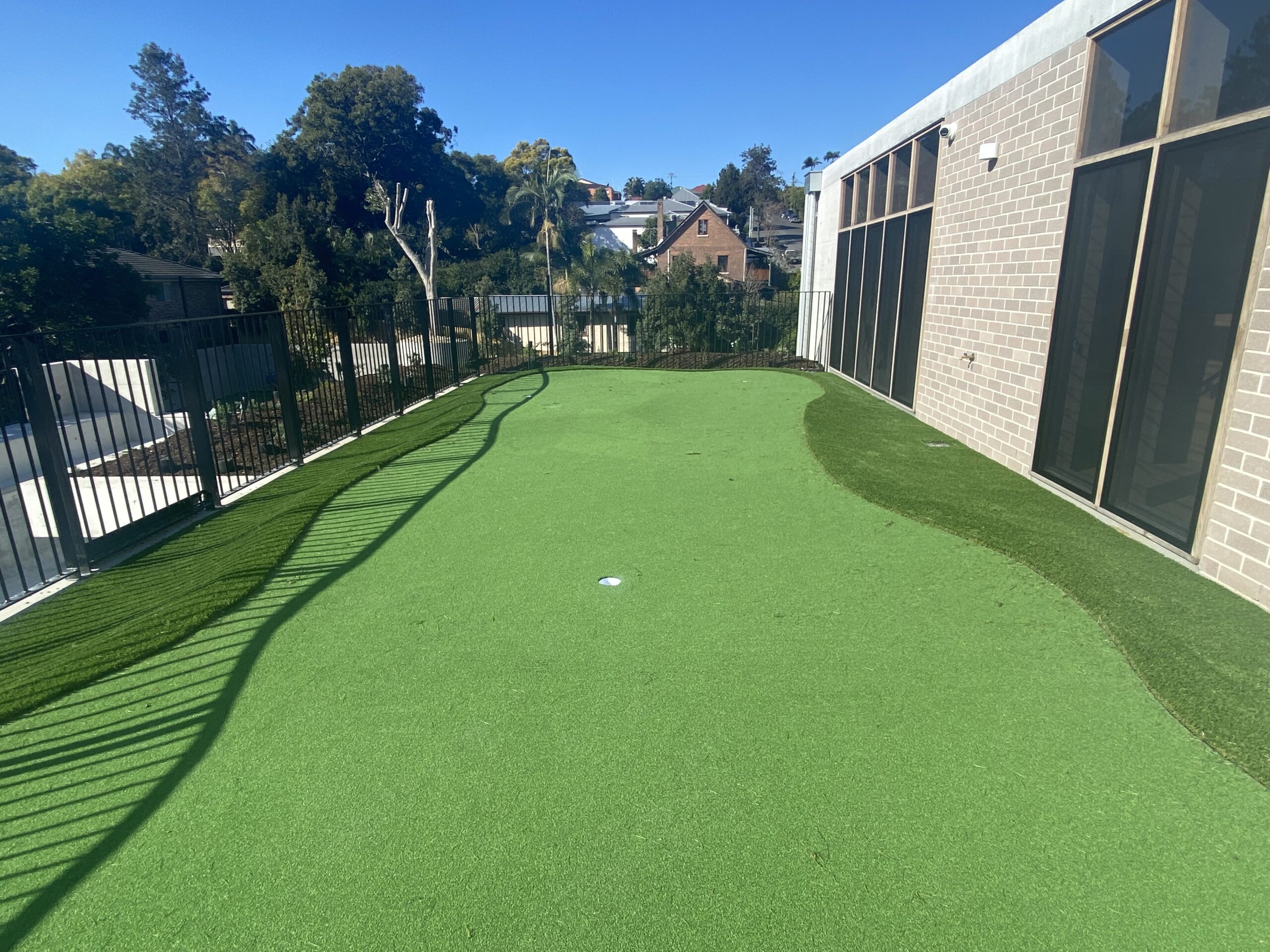 Synthetic Putting Green Design and Install in Pearland, TX